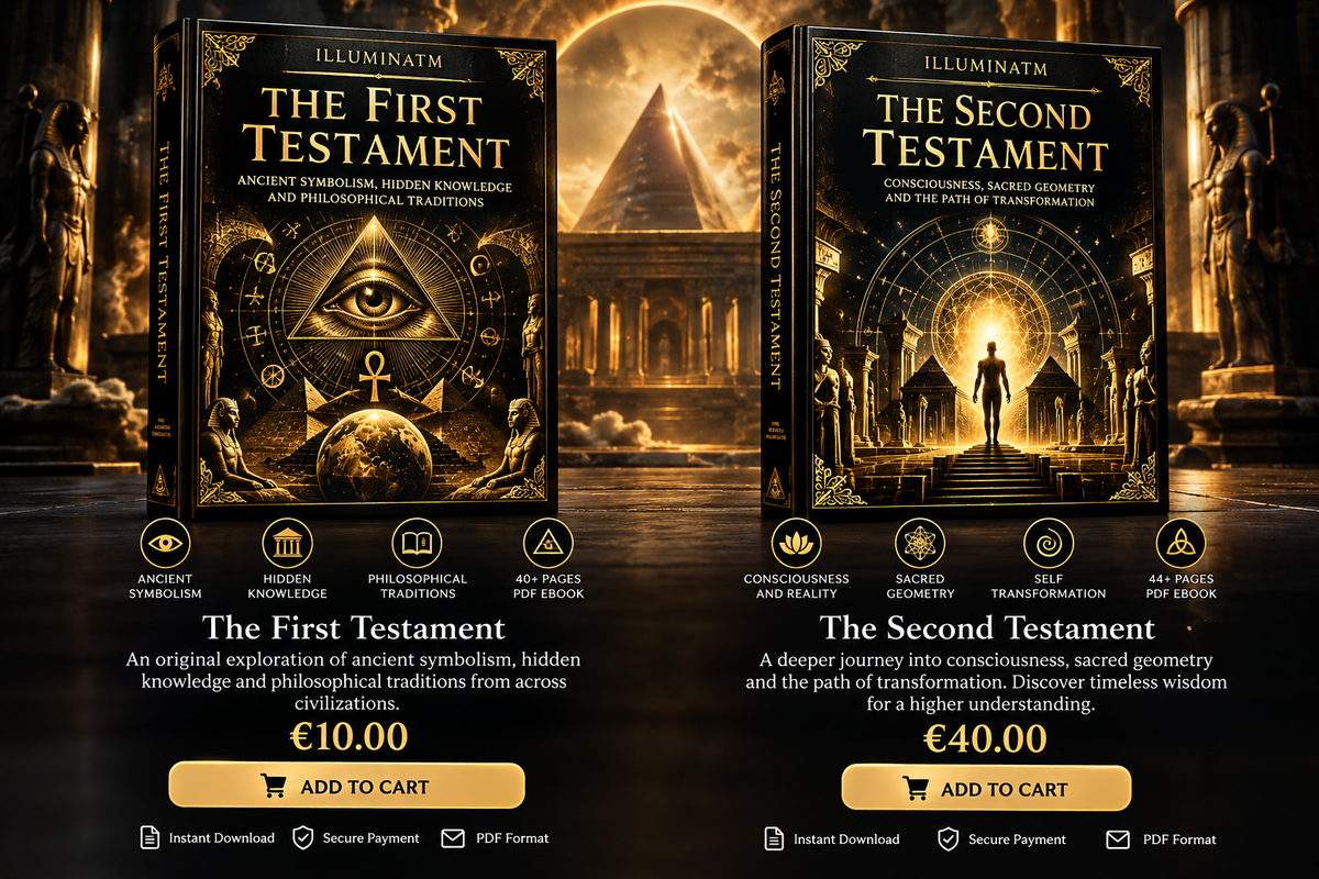 Illuminatm The First Testament — premium black-and-gold eBook cover