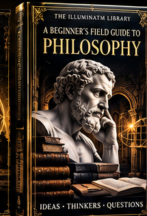 Illuminatm black and gold cover — A Beginner’s Field Guide to Philosophy
