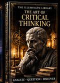 Black and gold e-book cover: The Art of Critical Thinking