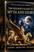 Black and gold e-book cover: The Reader’s Guide to Myth and Story