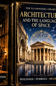 Black and gold e-book cover: Architecture and the Language of Space